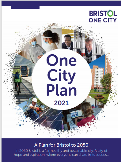 Front cover of the One City Plan 2021