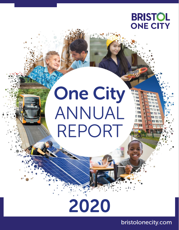 One City Annual Report 2020 Cover of the One City Annual report 2020