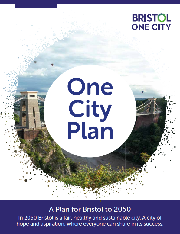 Picture of the One City Plan front cover.